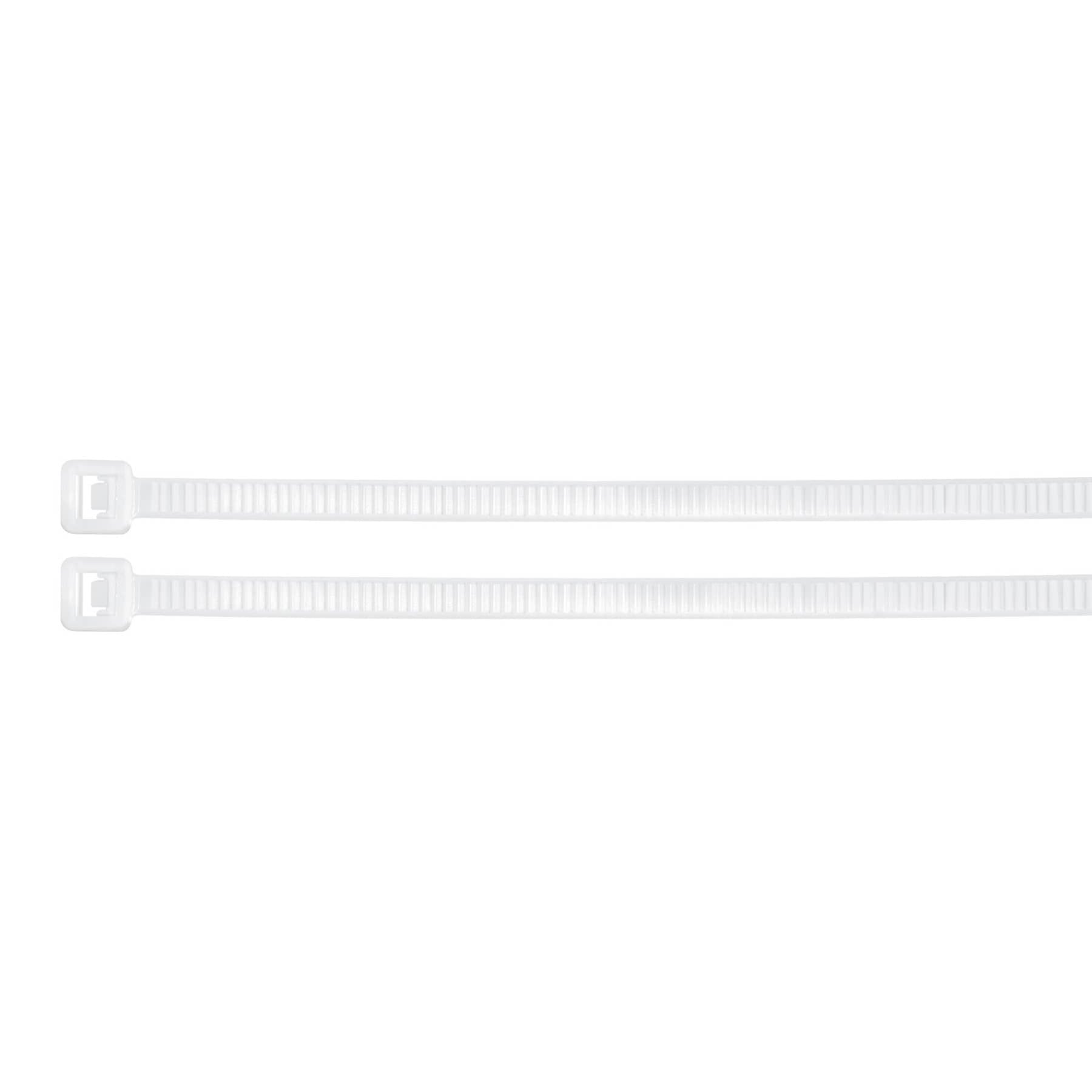 Cincho Plastico Transparente 30 cm x  4.5 mm Bolsa 50 Piezas Volteck