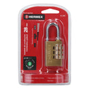 Candado de Combinacion 28 mm Cuerpo de Laton Hermex