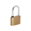 Candado de Laton 50 mm Llave Tradicional Hermex Gancho Largo Blister