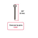 Clavo con Cabeza Alfilerillo 5/8" (16 mm) Fiero