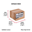 Clavo Negro para Concreto 2"1/2 (64 mm) Fiero Bolsa 1 Kg