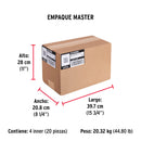 Clavo Negro para Concreto 2"1/2 (64 mm) Fiero Bolsa 1 Kg