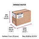 Clavo Negro para Concreto 2" (50 mm) Fiero Bolsa 1 Kg