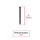 Clavo Negro para Concreto 2" (50 mm) Fiero 500 Gramos