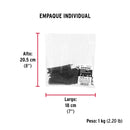 Clavo Negro para Concreto 3" (76 mm) Fiero Bolsa 1 Kg