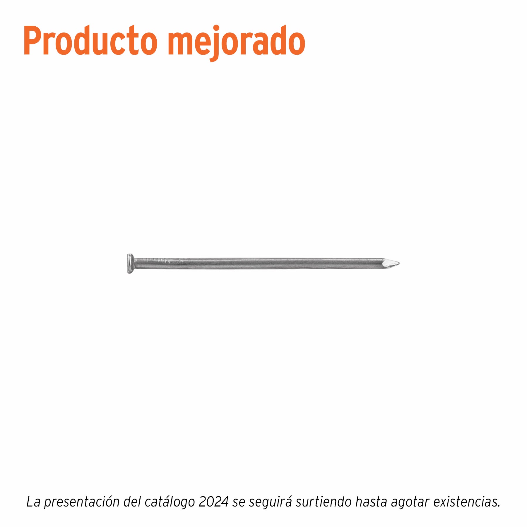 Clavo con Cabeza Standard 3" (Fiero Bolsa 1 Kg