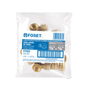 Codo Campana para Gas 3/8" Flare x 3/8" NPT Foset