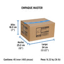 Codo Campana para Gas 3/8" Flare x 3/8" NPT Foset