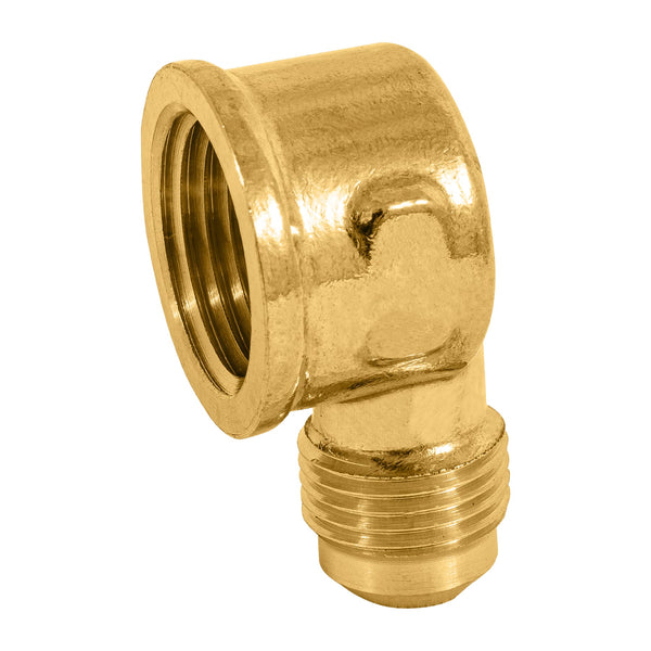 Codo Campana para Gas 3/8" Flare x 1/2" NPT (10 mm Flare x 13 mm NPT) Foset