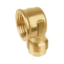 Codo Campana para Gas 1/2" Flare x 1/2" NPT (13 mm Flare x 13 mm NPT) Foset