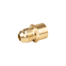 Niple Campana para Gas 3/8" Flare x 1/2" Soldable Foset