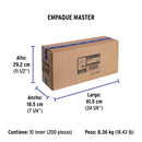 Clavija Blindada sin Tierra con Abrazadera Metalica Volteck