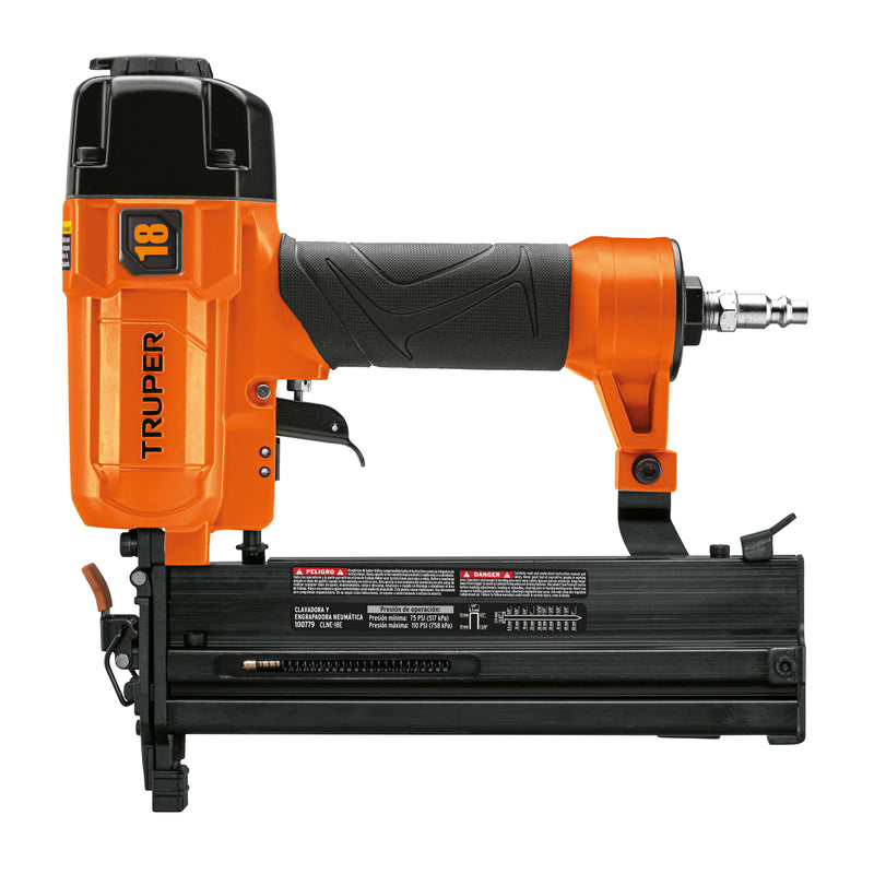 Clavadora y Engrapadora Neumatica Profesional Calibre 18 Truper