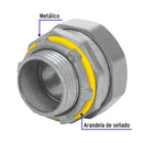 Conector Recto Liquid Tight 1" (25 mm) Volteck