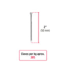 Clavo sin Cabeza Standard 2" (50 mm) Fiero