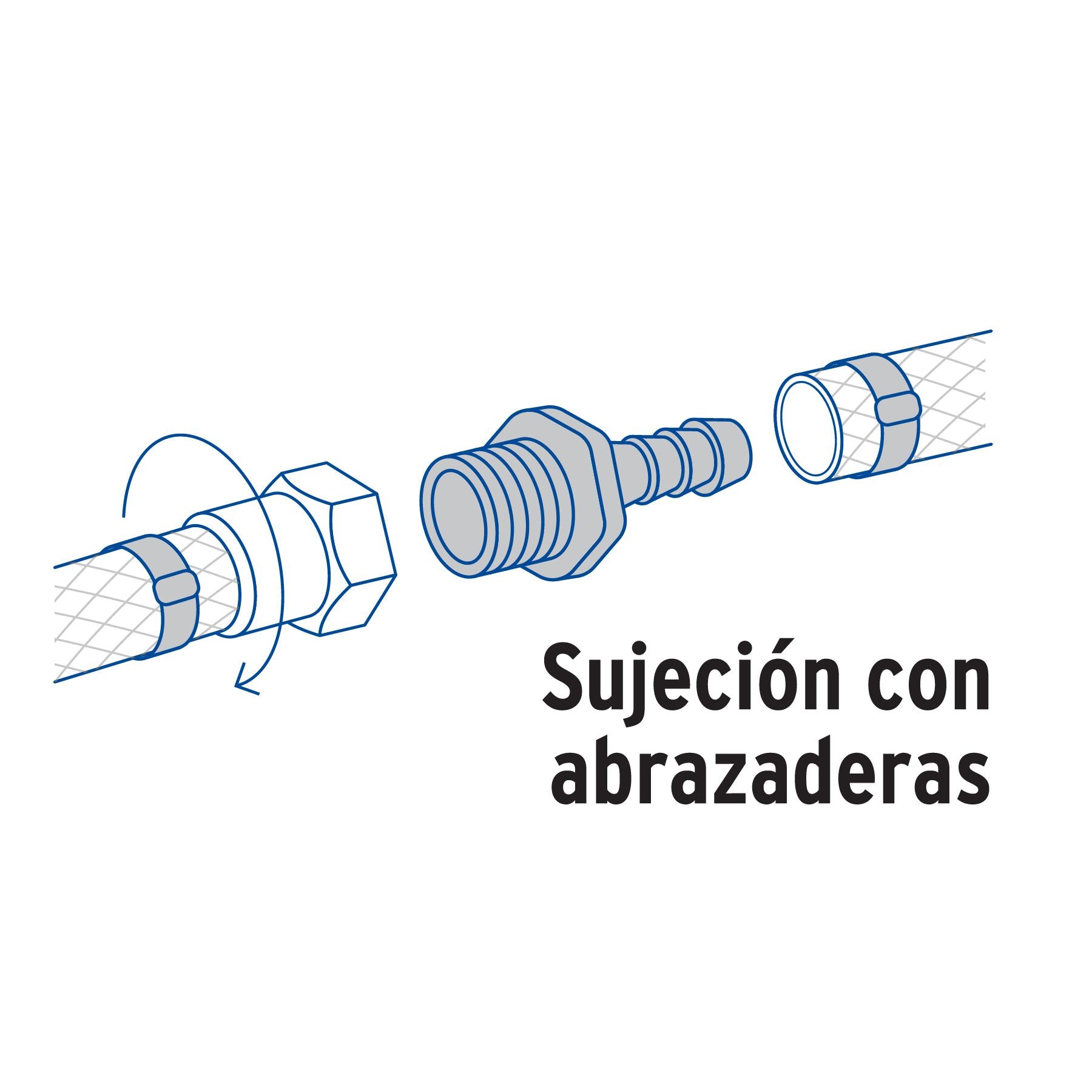 Conector Exterior Espiga de Polipropileno 1" X 1"