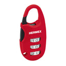 Candado Maletero de Combinacion 25 mm Rojo Hermex