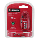 Candado Maletero de Combinacion 25 mm Rojo Hermex