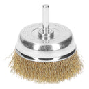 Carda para Taladro de Copa 2"3/4 Zanco 1/4" Truper