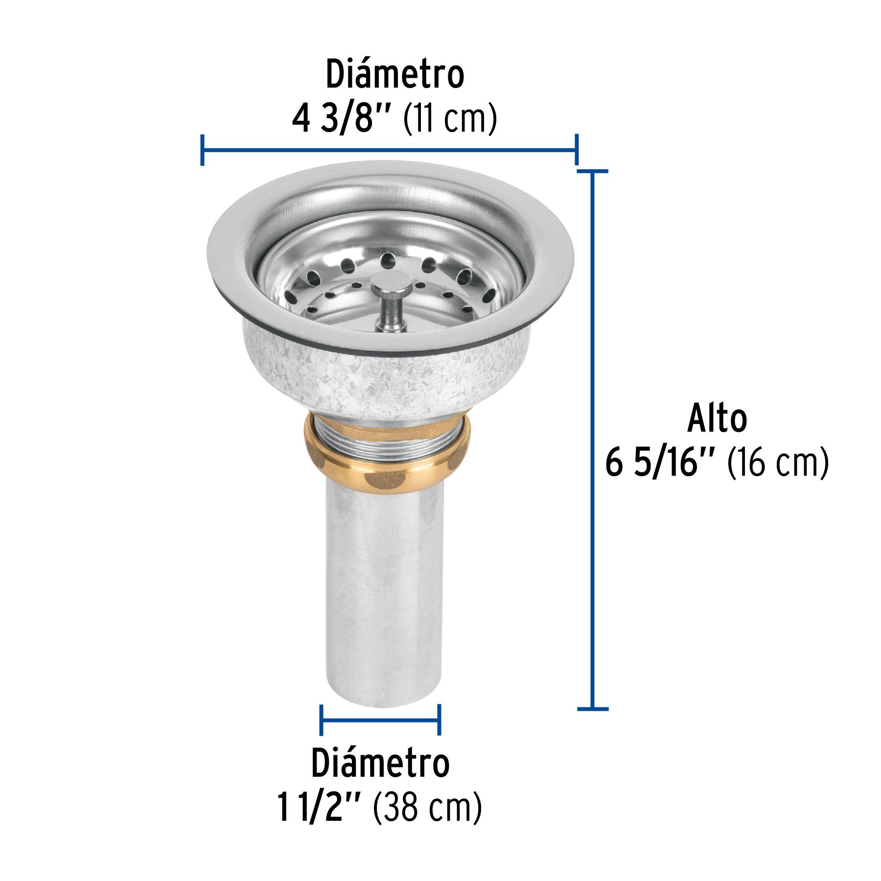 Contracanasta Fregadero Acero Inoxidable Instala-Facil Foset
