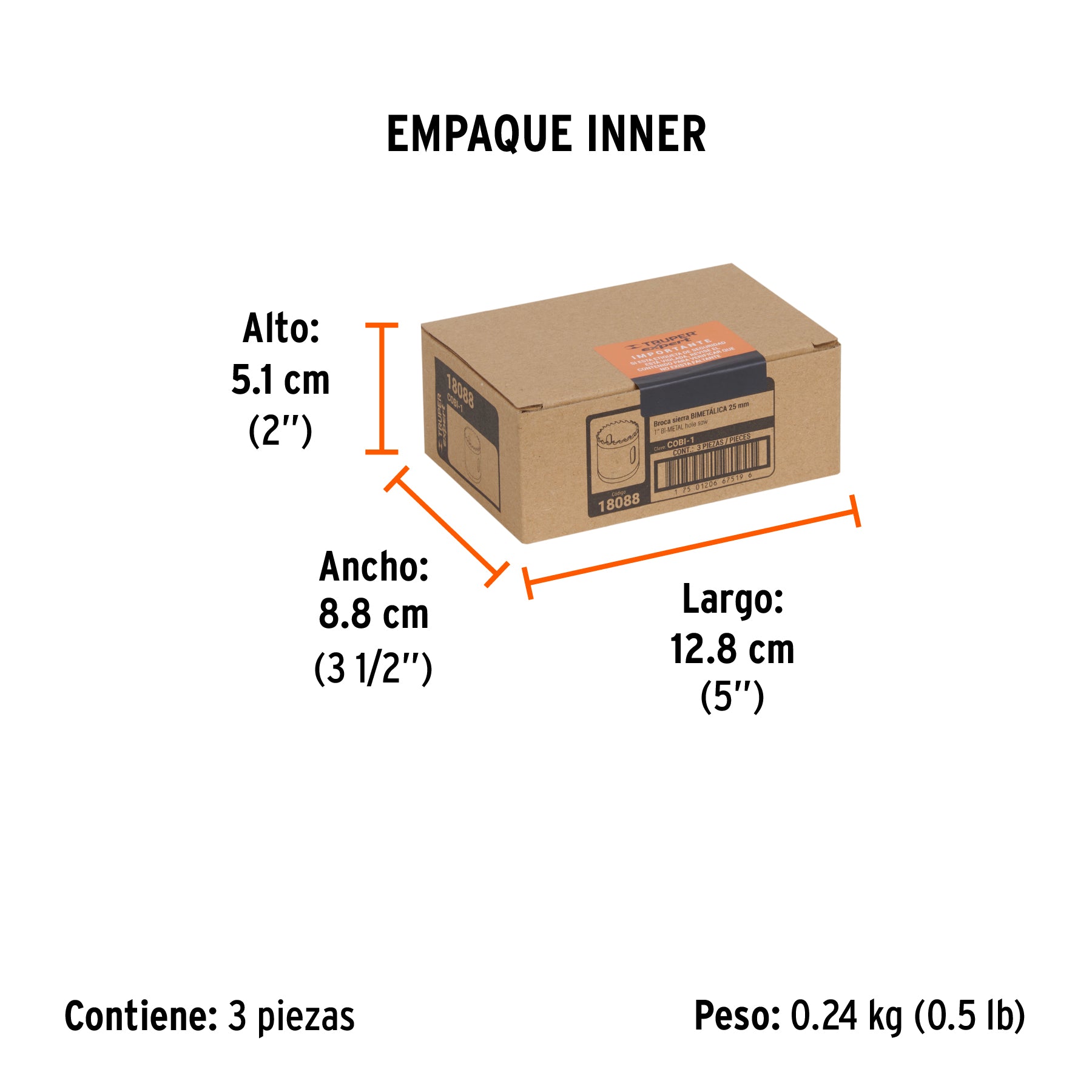Brocasierra Bimetalica Truper Expert 1"