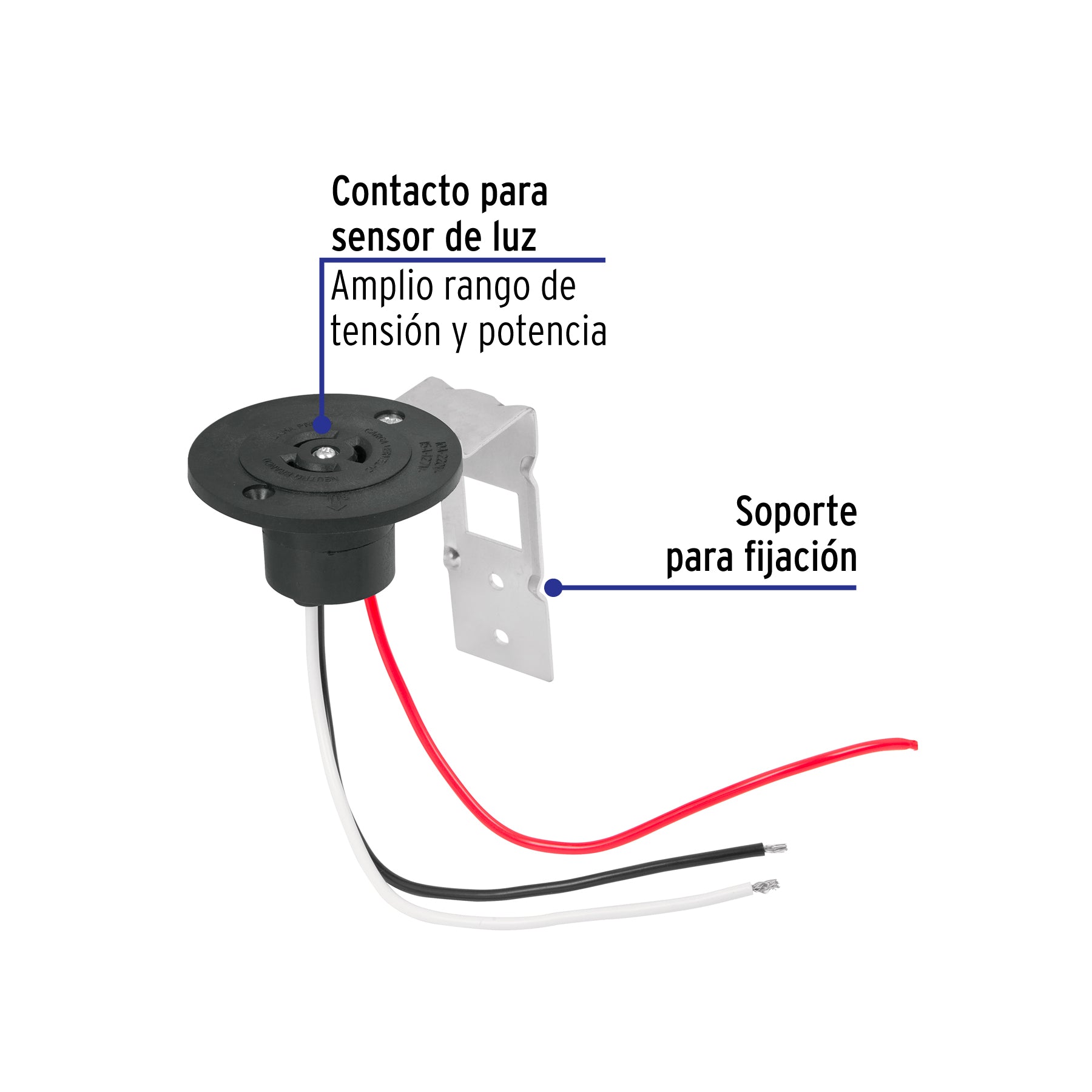 Contacto para Fotocelda Volteck Lait