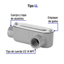 Condulet Tipo LL 1/2" (13 mm) Volteck