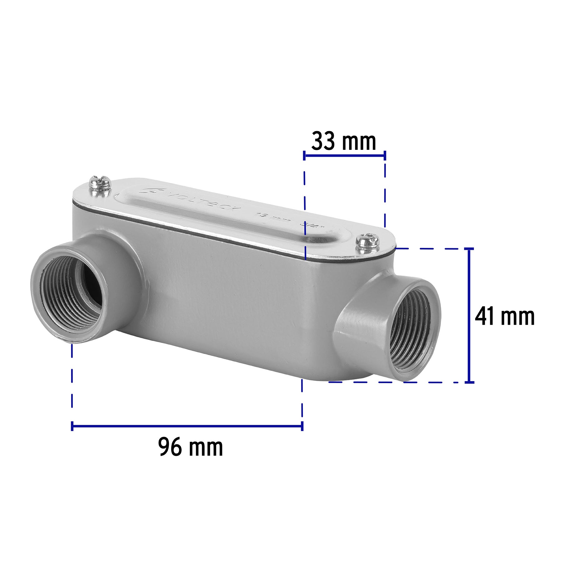 Condulet Tipo LR  3/4" (19 mm) Volteck