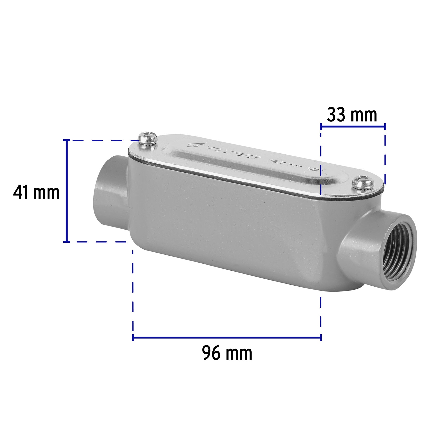 Condulet Tipo T 3/4" (19 mm) Volteck