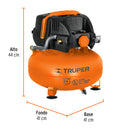 Compresor de Aire Libre de Aceite 24 Litros 2-2/3 HP Truper