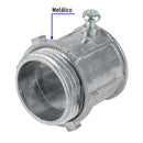 Conector Conduit Pared Delgada con Tornillo 1" (25 mm) Volteck