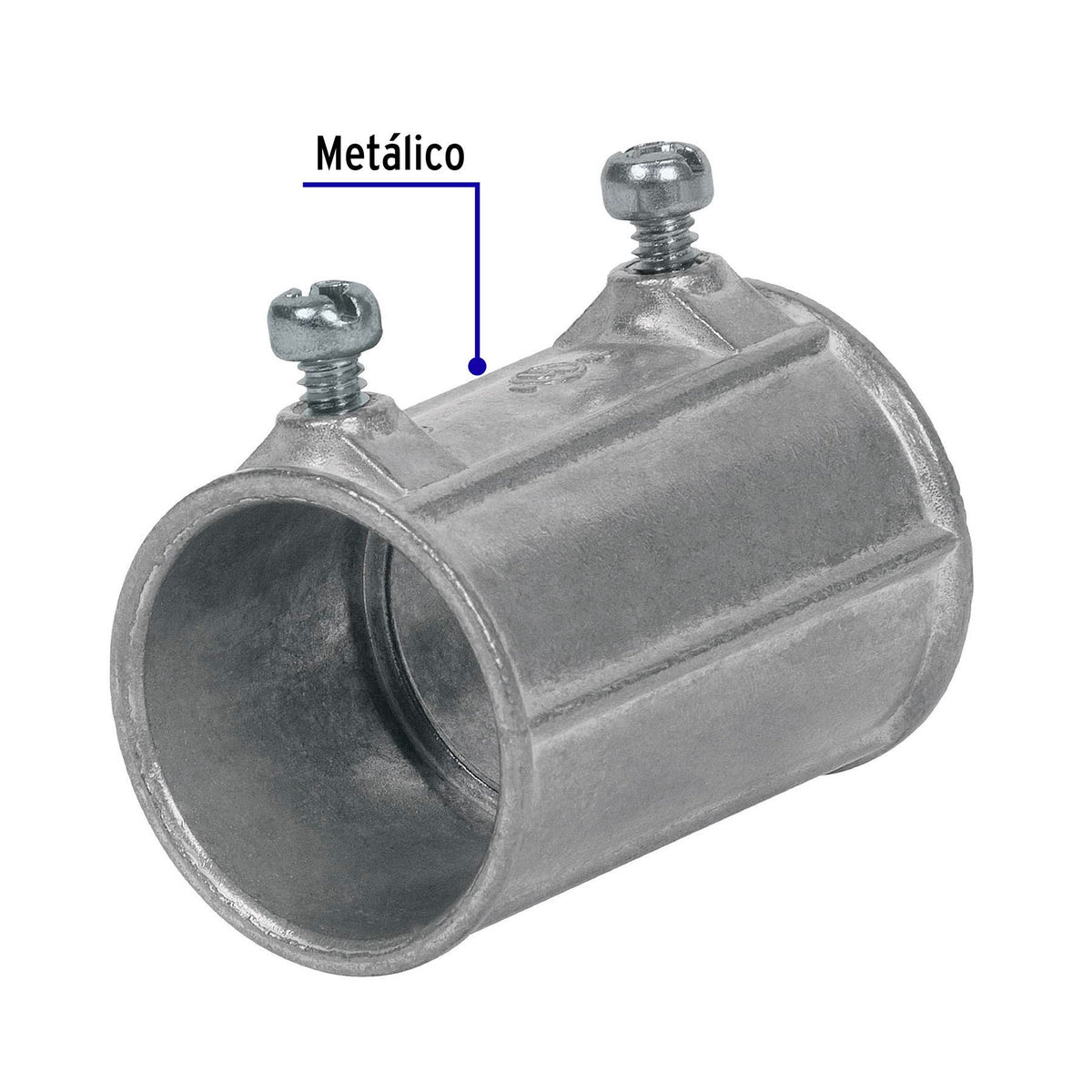 Cople Conduit Pared Delgada 1" VOLTECK