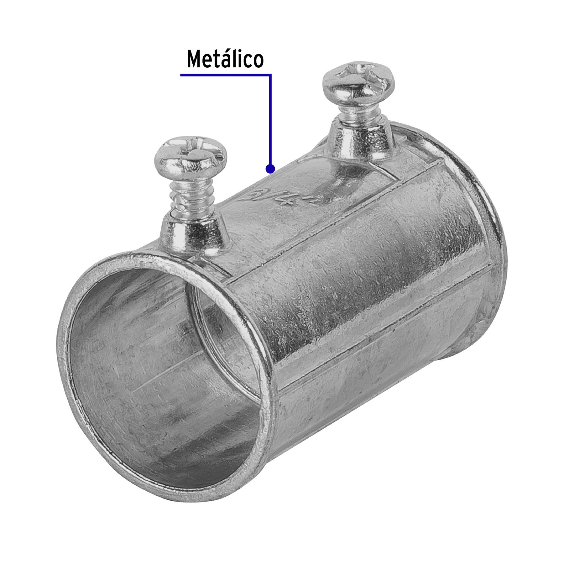 Cople Conduit Pared Delgada Tipo Americano  3/4" (19 mm)