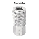 Cople Rapido Hembra 1/4" Pretul