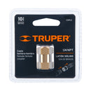 Cople de Laton 1/4" Cuerda NPT Truper