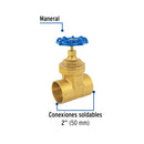 Valvula Compuerta WOG 150 PSI Foset Soldable 2" (50 mm)