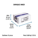 Contacto Duplex 2P + T de Sobreponer Oval Marfil Volteck