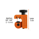 Cortador de Tubo Mini 1/8" - 7/8" Truper