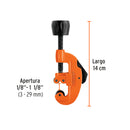 Cortador de Tubo de 1/8" - 1"1/8 Truper