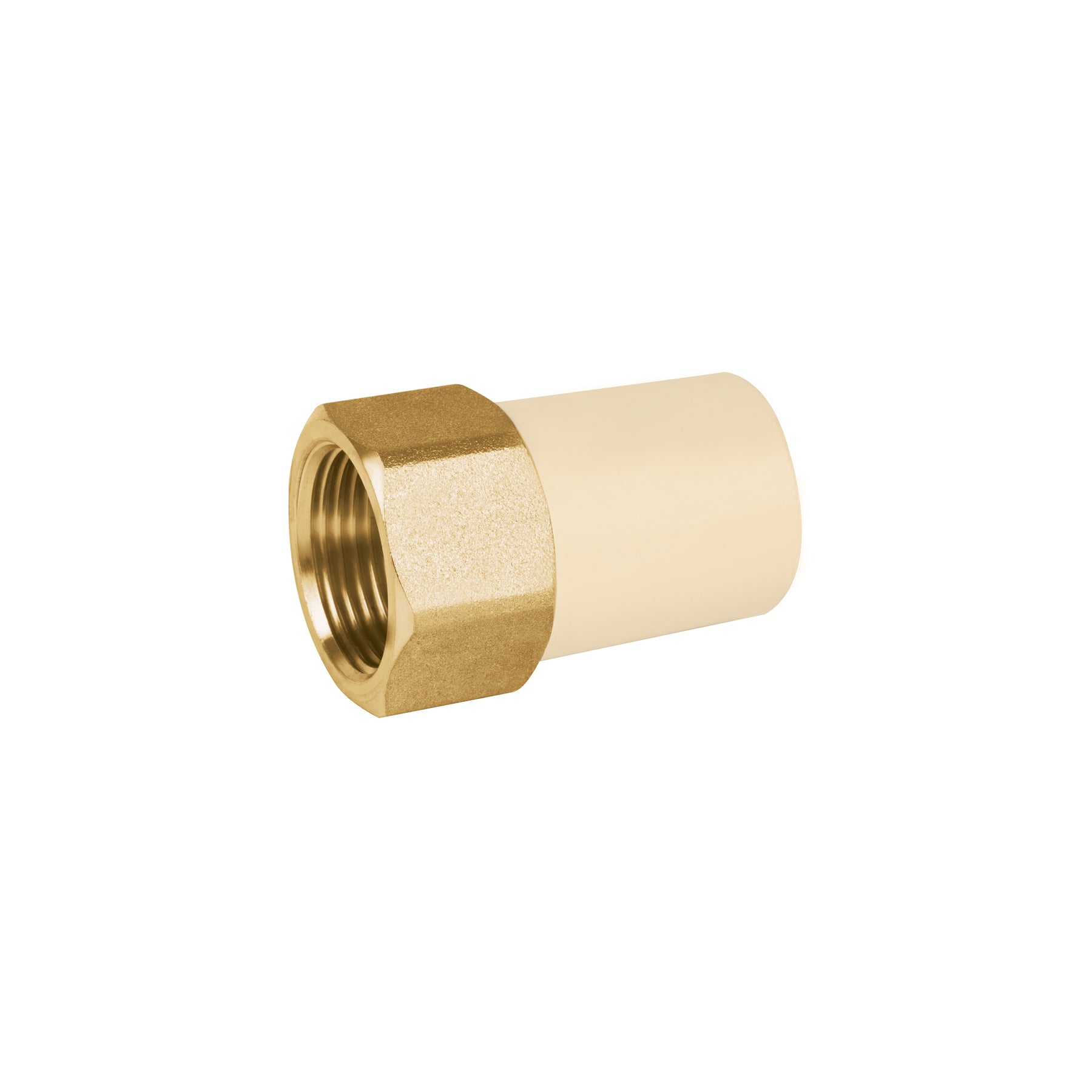 Conector Interior CPVC con Inserto Metalico Hidroflow  3/4" (19 mm)