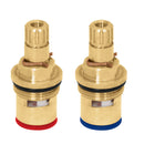 Juego de 2 Cartuchos Ceramicos para Llaves de Empotrar de CPVC Foset