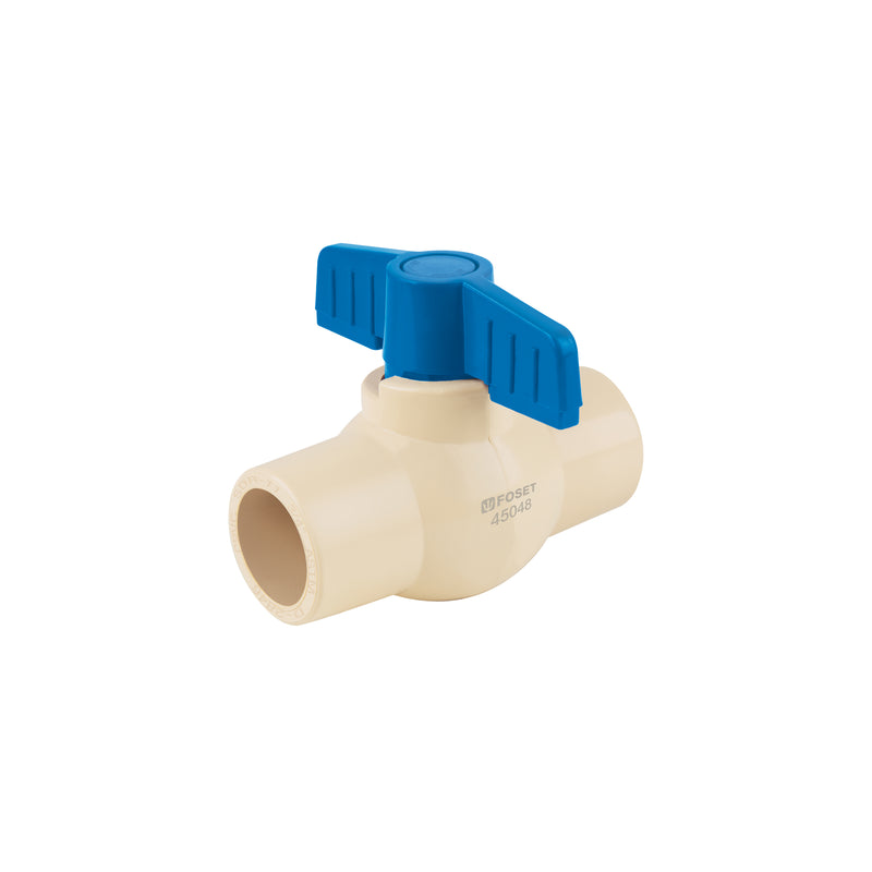 Valvula Esfera CPVC Cementar Hidroflow 3/4" (19 mm)