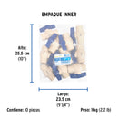 Valvula Esfera CPVC Cementar Hidroflow 3/4" (19 mm)