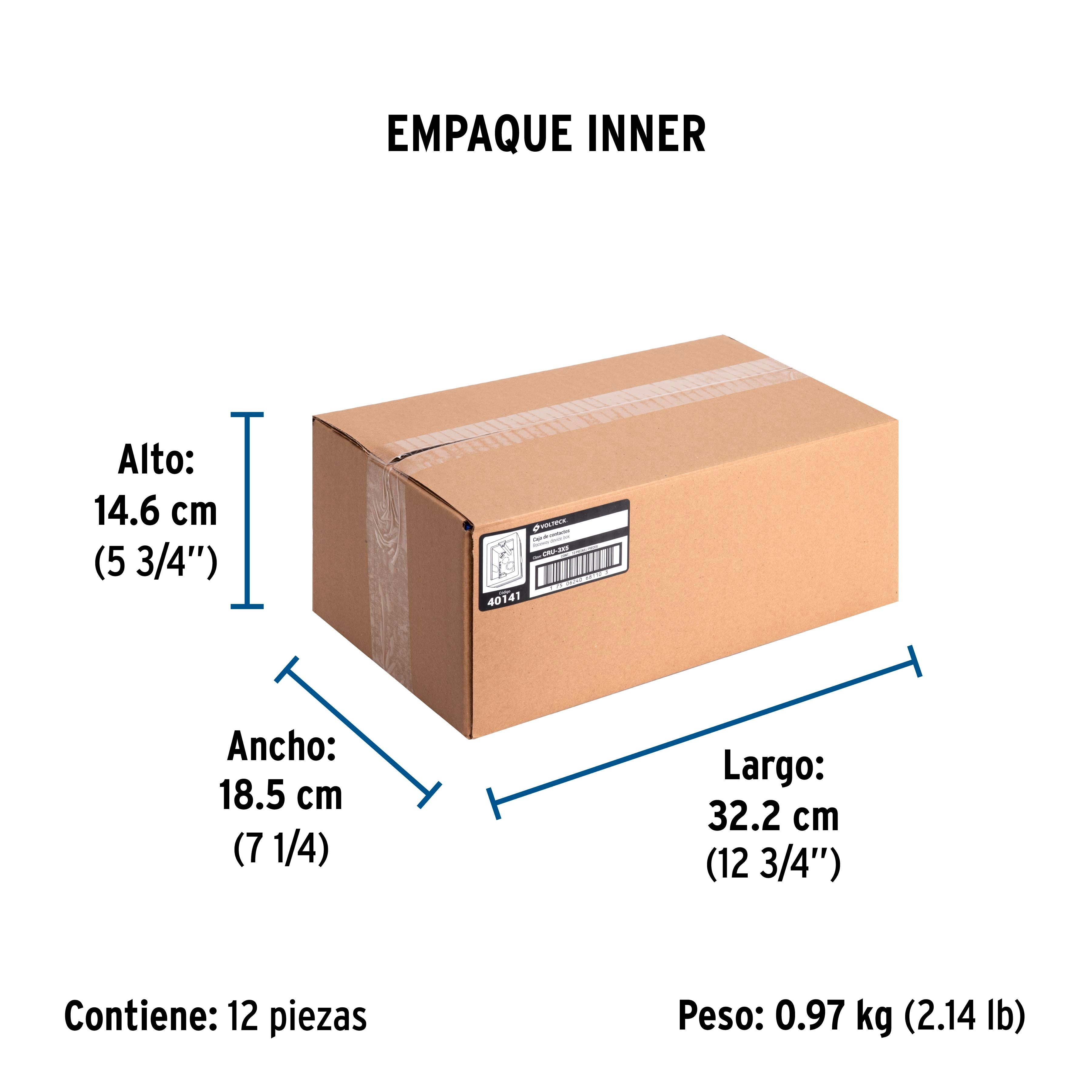 Chalupa de Plastico Volteck