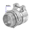 Conector Recto Flexible  3/4" (19 mm) Volteck