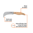 Cuchillo Curvo para Linoleo 7" Truper