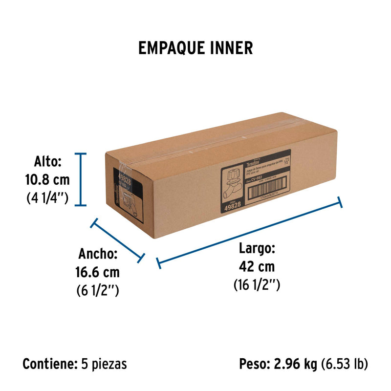 Juego de 2 Llaves de Empotrar de PPR con Manerales Termoflow