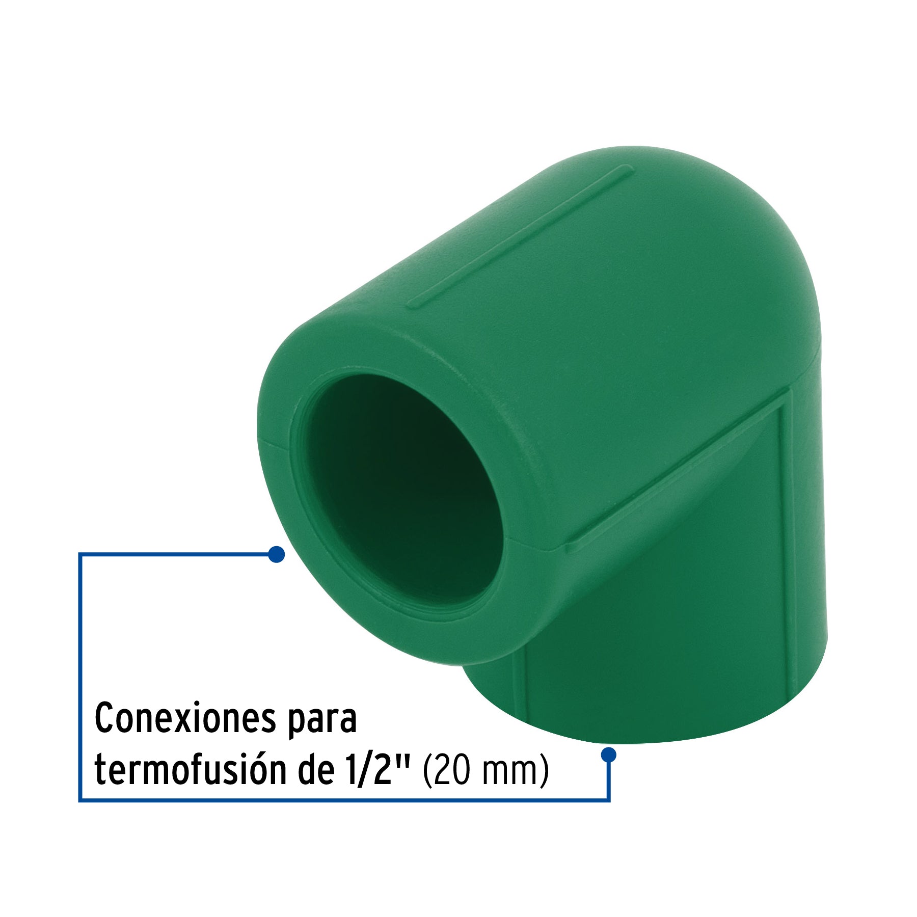 Codo PPR 90° X  1/2" (20 mm) Termoflow