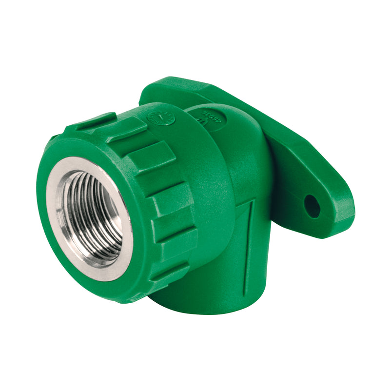 Codo PPR 90° Rosca Interior Oreja 1/2" (20 mm) Termoflow