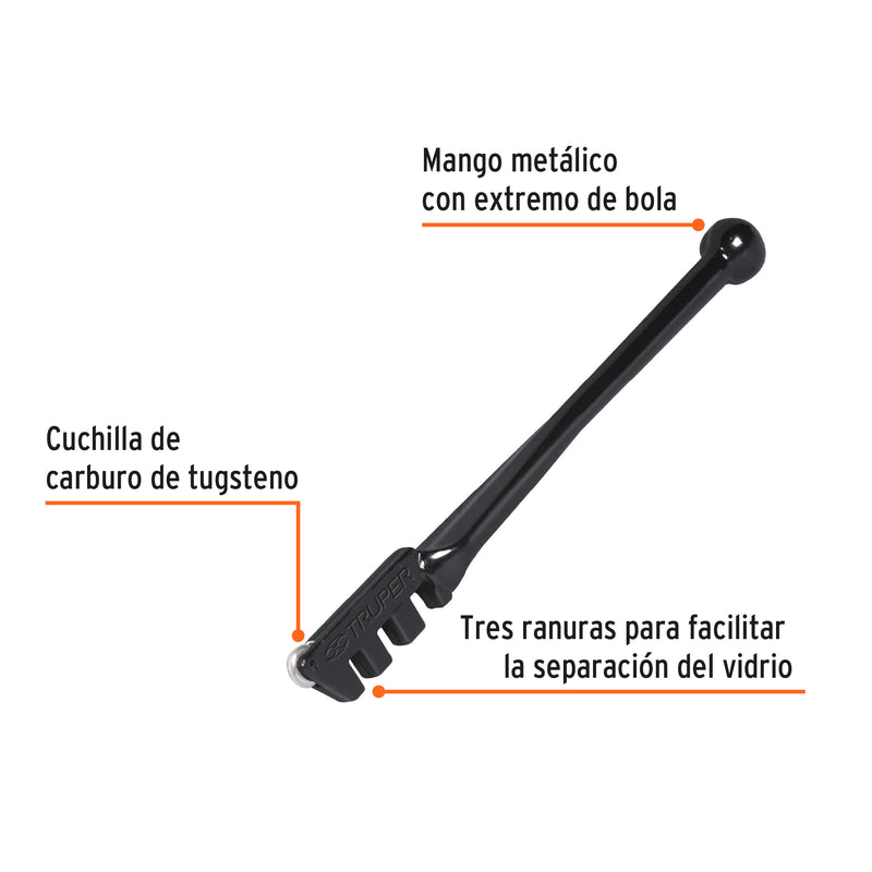 Cortador de Vidrio 5" Truper